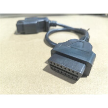5X Cabo de Extensão OBD2 de 16 Pinos de 0,5 M para Carro OBD Connect Extend Adapter Wire ELM327 OBD II OBD2 Cabo de Extensão