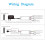 5X TUYA WifI WT1 LED  Dimmer 2CH 12V 24V 36V CCT Kit Controller Dimmer per Strisce LED con Telecomando 2.4G 5