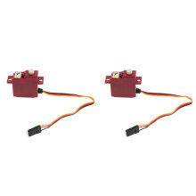 2X Servomoteur Numérique 17 G pour 1/12 MN78 MN82 MN99S, Servomoteurs à Engrenages Métalliques Numériques, Pièces de Rechange pour Voiture RC,