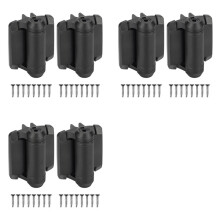 6pcs Self Closing Gate Hinges with Safety Cap,Pool Gate Hinges with Alignment Legs Adjustable Fence Hinges