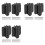 6pcs Self Closing Gate Hinges with Safety Cap,Pool Gate Hinges with Alignment Legs Adjustable Fence Hinges 1