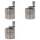 3X Nut and Hard Spice Grinder for Nutmeg Ginger Salt and Peppercorn Hand Tools, Crushers Kitchen Tools 1