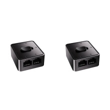 2X 5G/2,5G/1G Gigabit-Netzwerk- RJ45 LAN 2 in 1 Out Interner Externer Netzwerk-Switcher-Splitter Stromfrei