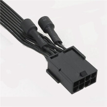 2X GPU 8PIN(6+2) PCI-E  Card Extension Cable with Filter Capacitor Eliminating Video Card Whistling Noise