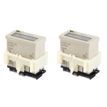 2X Nouveau Compteur Totalisateur Électrique Numérique H7EC N Sans Tension D'Entrée avec Écran LCD 8 Gigabits