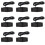 8X Smoked Amber Front Grill Light LED  Lamp for     Lorry Front Double Burner Indicator Light 1