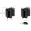 6pcs Self Closing Gate Hinges with Safety Cap,Pool Gate Hinges with Alignment Legs Adjustable Fence Hinges 9