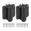 6pcs Self Closing Gate Hinges with Safety Cap,Pool Gate Hinges with Alignment Legs Adjustable Fence Hinges 2