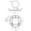 2X Base de Esfera de Montagem AMPS Redonda Universal de 1,5 Polegadas com Base de Alumínio Revestida com Cabeça de Esfera de Borracha VIN-C-003 4