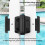 6pcs Self Closing Gate Hinges with Safety Cap,Pool Gate Hinges with Alignment Legs Adjustable Fence Hinges 3
