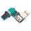 2X  5-12V USB Fan Stepless Speed Controller Regulator with  Speed Module Fan Governor Volume Regulator Board 6