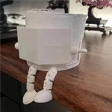 2X 3D-Gedruckter Taschentuchhalter für Küche und Bad, Toilettenpapierhalter, Taschentuchrollenspender, Badezimmer-Dekor-Zubehör