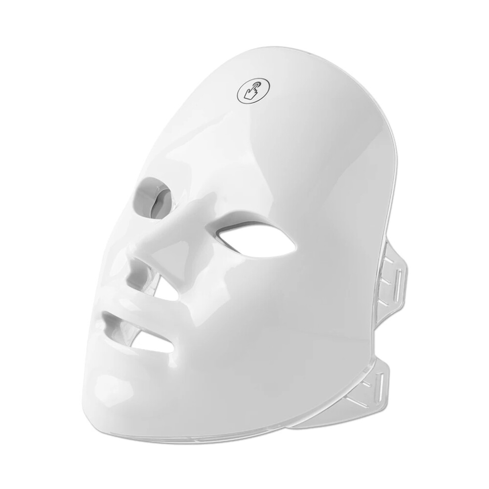 Stoyotu 7-Color Led Photon Therapy Rechargeable Facial Mask For Skin Rejuvenation Face Lifting Whitening Skin Brightening Beauty Device