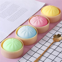 8 Bunte Knödel-Stressbälle, Sensorisches Spielzeug zum Kneten, Handspielzeug zum Stressabbau, Brötchen
