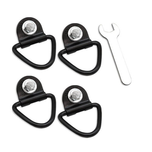 8 Pack Tie Down Kit for Ruffland Kennel - Tie Down D-Ring Kit, 1000lb Load Capacity, with Wrench - Easy Installation 2
