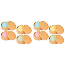 Lot de 8 Balles Anti-Stress Colorées en Forme de Raviolis, Jouet Sensoriel à Presser, Boule de Pâte à Modeler pour Soulager le Stress, Petit Pain