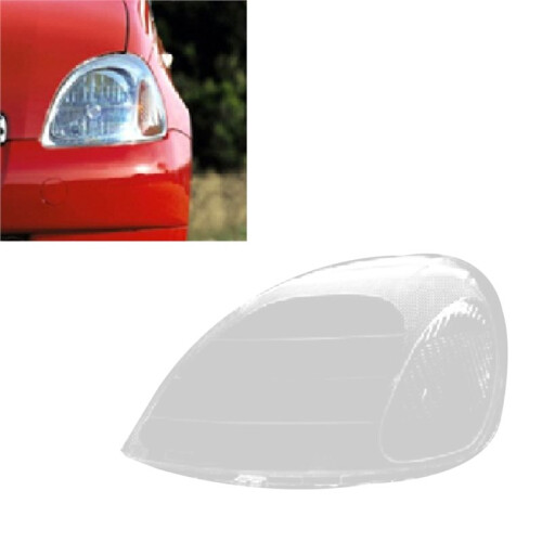 Scheinwerferglas für  Yaris 1999-2002, Linke Frontscheinwerferabdeckung 1