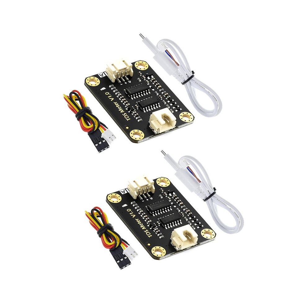 2 Set Tds Sensor Kit With Analog Output - Water Conductivity, Liquid Detection & Water Quality Monitoring Sensor Module 6031427205079
