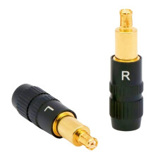 1 Par de Conectores de Pino de Cobre A2DC para Fones de Ouvido DIY ATH ADX5000 WP900 MSR7B 770H AP200, 4 Opções B
