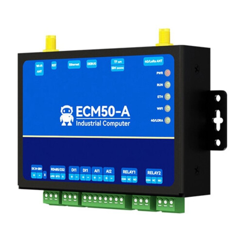 ESP32-S3 Industriell Styrdator Programmerbar Industriell Dator Python ECM50 2D1 2AI 2DO IO-Portar Modbus Gateway A