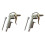 2X Air Blow PistolTrigger Cleaner Compressor Dust Blower Nozzle Cleaning Tool for Compressor Portable Cleaning Supplies 1