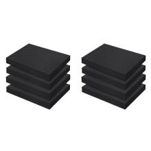 8 Stuks Schuim Gesneden, 405 X 305 X 25 mm Rasterschuim, Schuiminzetstuk voor Transport, Gereedschapskist, Camerakoffer, Schuim voor Verpakking,