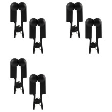 Ear Clip Electrode Rubber Black Compatible for Tens 7000 & Standard Tens Units, Reusable Ear Clip Accessory, 3 Pair