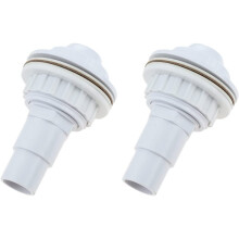 Above Ground Pool Complete Return Jet Fitting with Gasket and Adapter, 2PCS Adapter Replace for SP1023