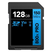 Cartão 800x PRO de Alto Desempenho, 128 GB, UHS-I, C10, U3, V30, 4K, Leitura de Até 150 MB/S.