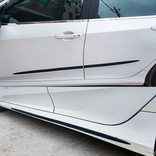 Bright Black ABS Side Trim 4 Pieces 1