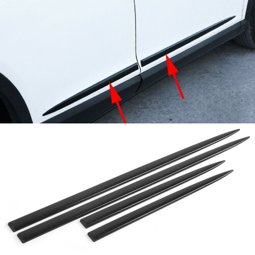 Bright Black ABS Side Trim 4 Pieces 2