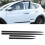 Bright Black ABS Side Trim 4 Pieces 12