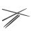 Bright Black ABS Side Trim 4 Pieces 9