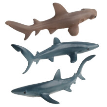 (Style1) Turtle Simulated Shark Clownfish Crab Killer Whale Marine Animal Model Ornament