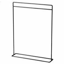 (Black,35*31cm/13.78*12.2in)Simple Doll Metal Clothes Rack Miniature Hangers Dollhouse Accessories Furniture