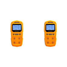 2X 4 in 1 Gas Detector Combustible and Toxic Hazardous Gas Meter Portable Handheld O2 CO H2S Analyzer