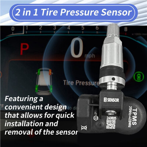 8X Car Tyre TPMS Sensor Programmable MX Sensor 315MHZ+433MHz 2 in 1 for Autel Tool TS408 TS508 ITS600 2