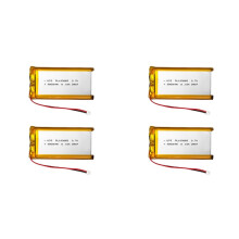 4Pcs for Heltec V4 3.7V Lipo Battery 3000Mah PL103665 Lithium Battery Li Polymer Batteries for T114 V2 LoRa 32 V3