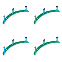 4X Hallsensor-Platine für Elektroroller, Sensormotor, Hallsensor-Modul, Leiterplatte für M365 Pro Tretroller-Teile