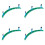 4X Electric Scooter Hall Sensor Board Sensor Motor Hall Sensor Module PCB Board for M365 Pro Kick Scooter Parts 1