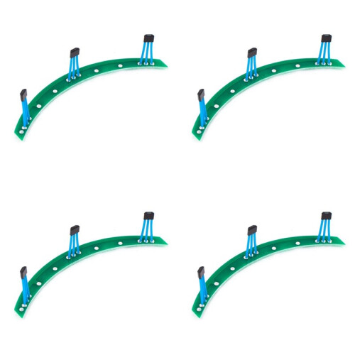 4X Electric Scooter Hall Sensor Board Sensor Motor Hall Sensor Module PCB Board for M365 Pro Kick Scooter Parts