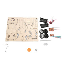4X DIY Remote Control Four Wheel Drive Racing Elementary School Students Educational Fun Material Package