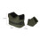2X Training Desk Bag Support Bag Support Sandbag Support Front & Rear Hunting Bench Bag Black-Green 3