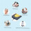 2X USB Single Foot  Game Control One Key Customized Computer Keyboard Action Pedal  Control Yellow 6