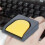 2X USB Single Foot  Game Control One Key Customized Computer Keyboard Action Pedal  Control Yellow 7