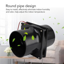 2X Solar Exhaust Fan Round Duct Solar Panel Ventilation Fan Kit -Saving Solar Exhaust Fan