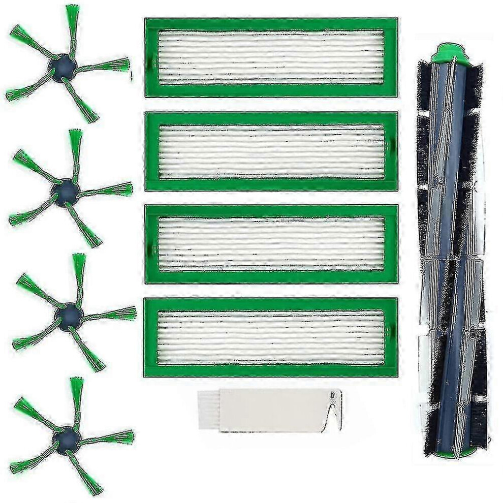 Replacement Roller Brush Side Brushes Hepa Filter For Vorwerk Kobold Vr200 Vr300 Robot Vacuum Clean F54 Edition 0619 6913222345214