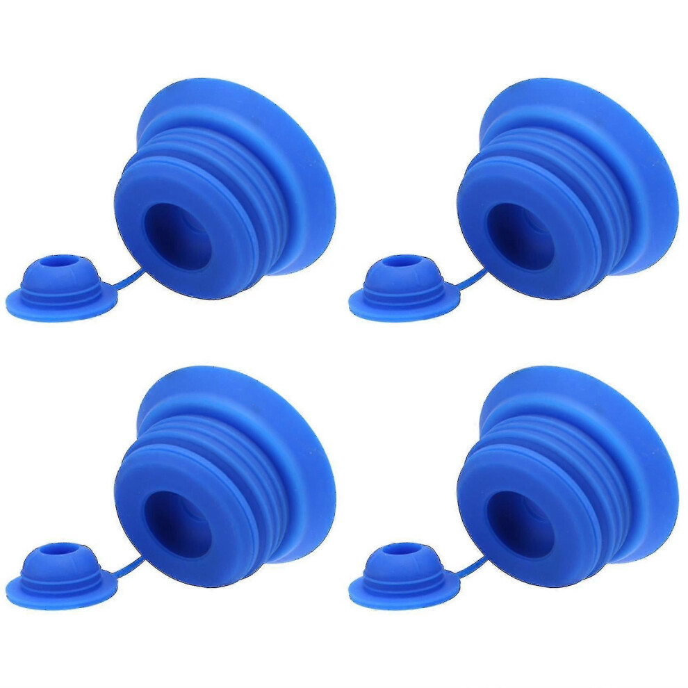 4 Pack 5 Gallon Water Jug Cap, Silicone For 55mm Bottles Edition 0619