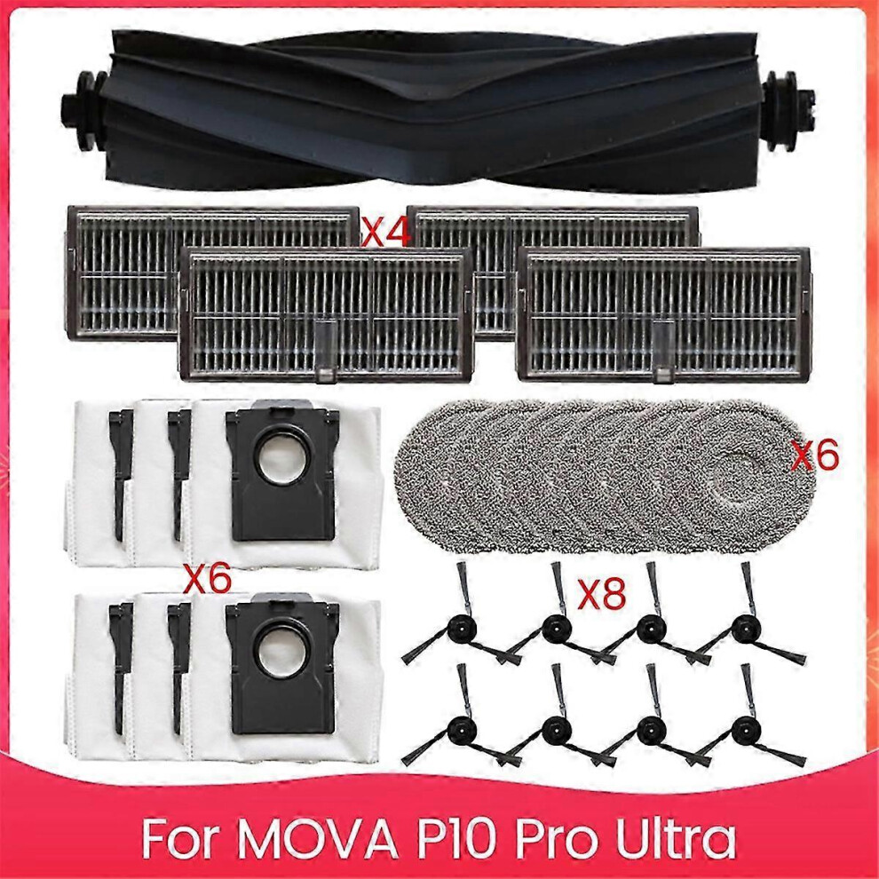 Replacement Parts For Mova P10 Pro Ultra Robotic Vacuum Edition 0619 6913222350331