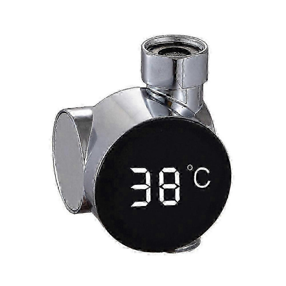 Led Shower Thermometer With Hydro Power Generator - Rotating Water Temperature Monitor For Bathrooms_mm2 -CN-WR Edition 0619